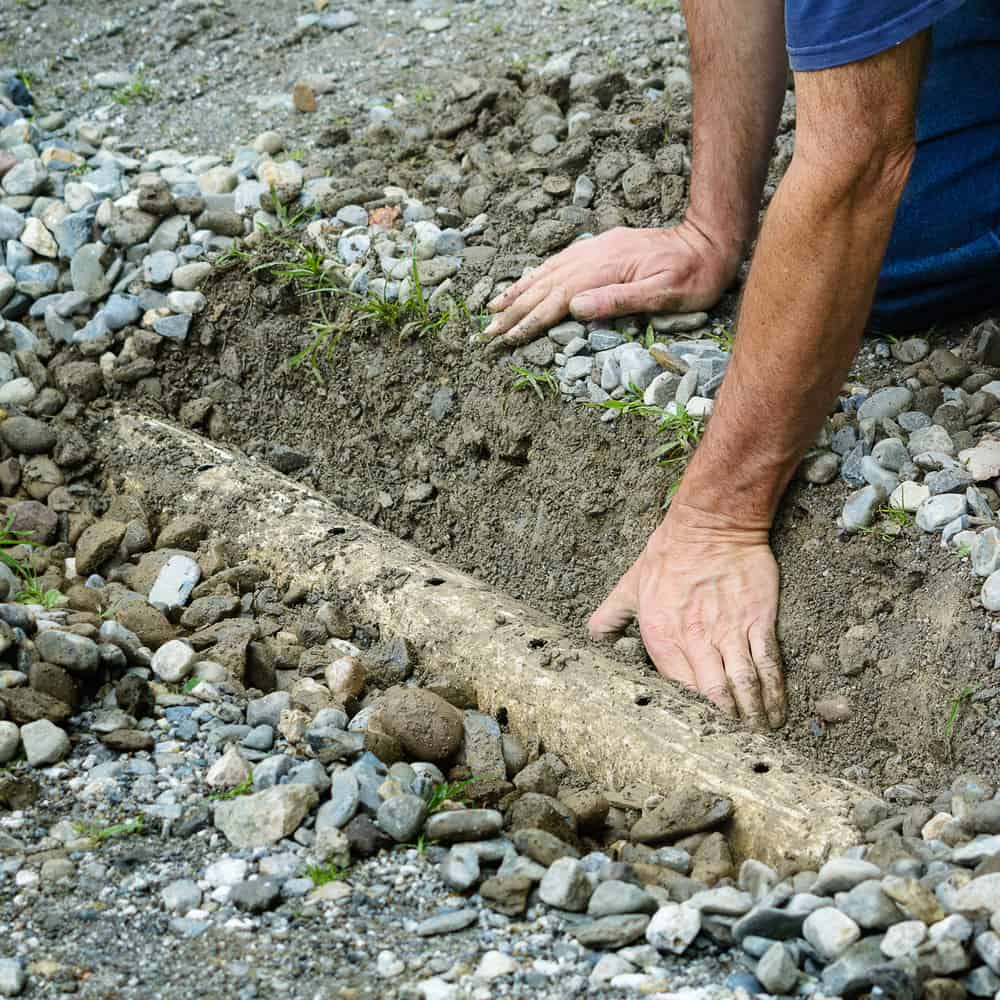 French Drain System Basement in Mount Sinai, NY